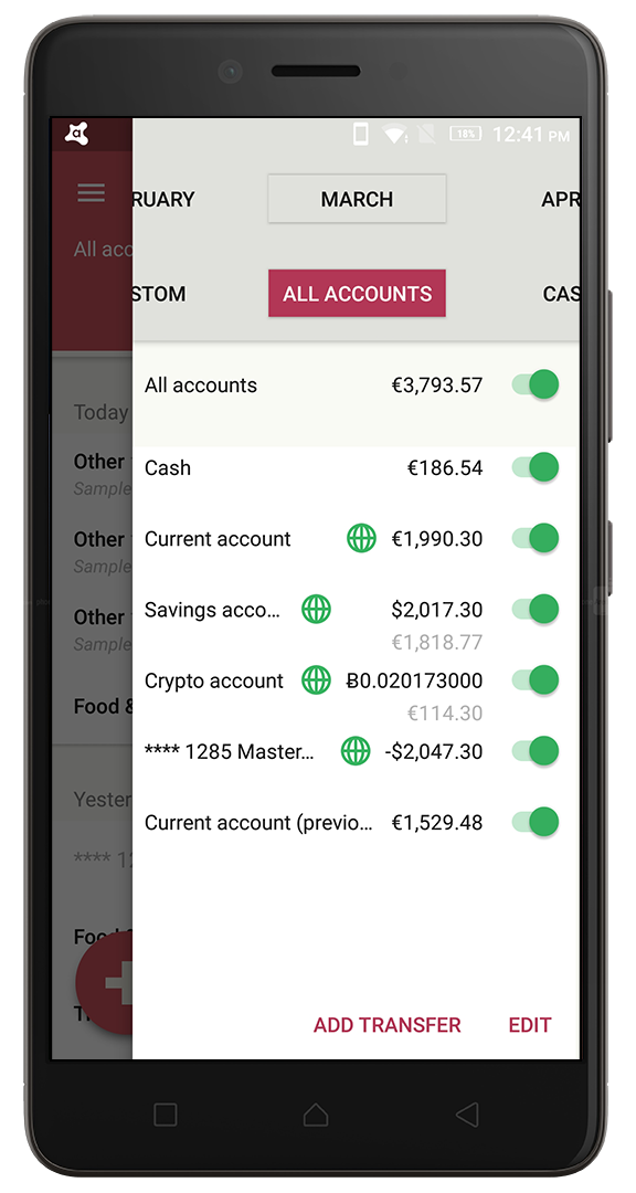 How To Merge Your Financial Accounts (Android) – Toshl Finance Blog